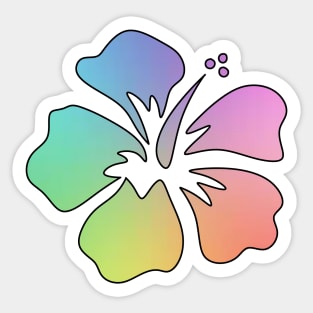 Hawaiian Design Sticker